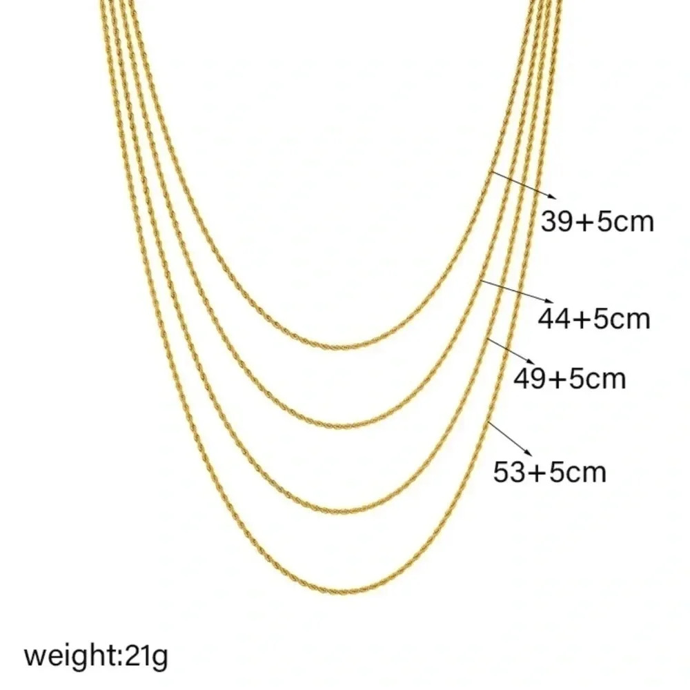 Gold Chain Link Layered Chunky Necklace Brand New
Brand New
Stainless Steel - Picture 2 of 4